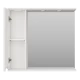 Зеркальный шкаф Misty Атлантик - 80 левый (белый) П-Атл-4080-010Л