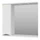 Зеркальный шкаф Misty Атлантик - 80 левый (белый) П-Атл-4080-010Л