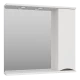 Зеркальный шкаф Misty Атлантик - 80 правый (белый) П-Атл-4080-010П