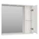 Зеркальный шкаф Misty Атлантик - 80 правый (белый) П-Атл-4080-010П