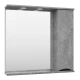 Зеркальный шкаф Misty Атлантик - 80 правый (серый камень) П-Атл-4080-050П