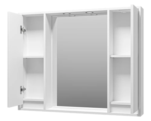 Зеркальный шкаф Brevita Balaton - 100 (белый)