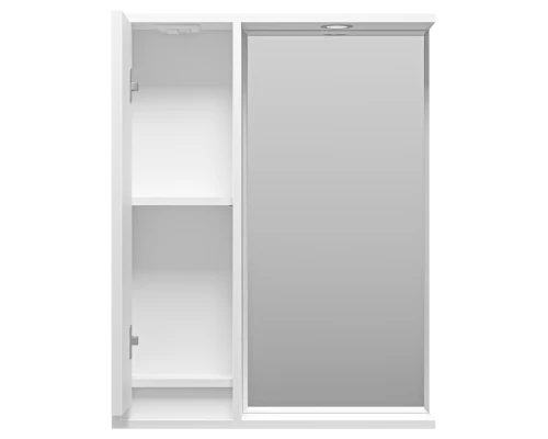 Зеркальный шкаф Brevita Balaton - 65 левый (белый)