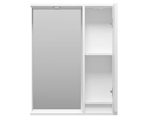 Зеркальный шкаф Brevita Balaton - 65 правый (белый)