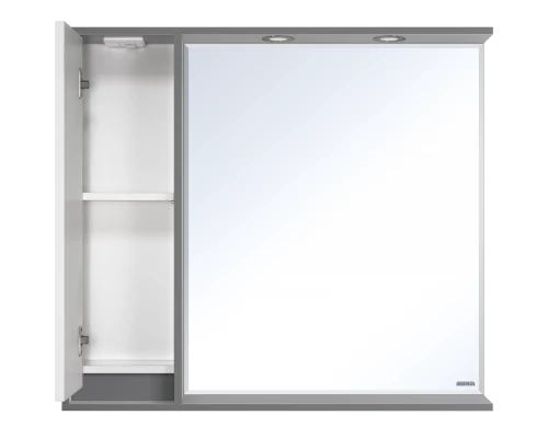 Зеркальный шкаф Brevita Balaton - 90 левый (комбинированный)