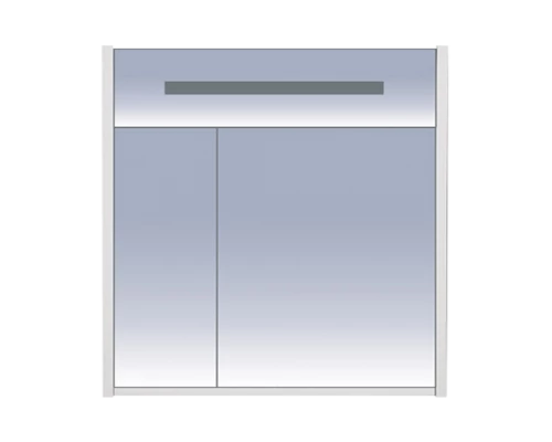 Зеркальный шкаф Misty Джулия 85 бордовый Л-Джу04085-1010