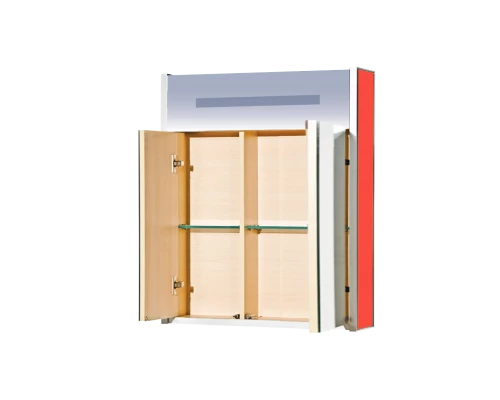 Зеркальный шкаф Misty Джулия 65 красный Л-Джу04065-0410