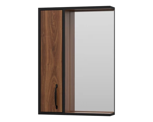 Зеркальный шкаф Misty Кедр - 50 левый