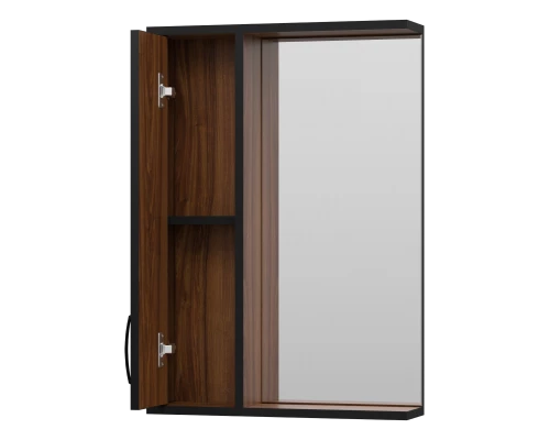 Зеркальный шкаф Misty Кедр - 50 левый