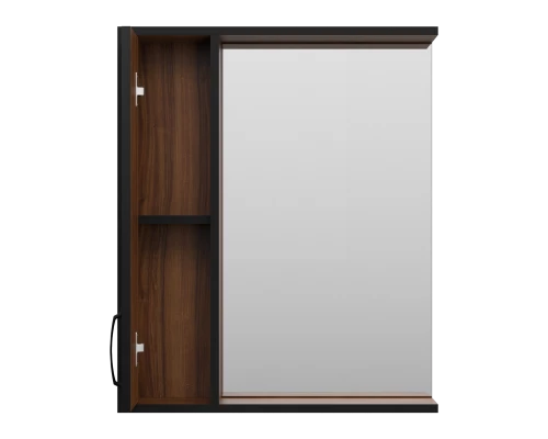 Зеркальный шкаф Misty Кедр - 60 левый