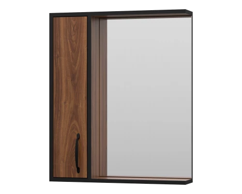 Зеркальный шкаф Misty Кедр - 60 левый