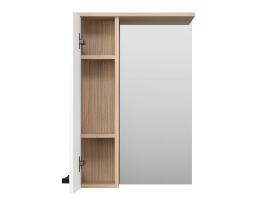 Зеркальный шкаф Misty Крафт - 50 левый