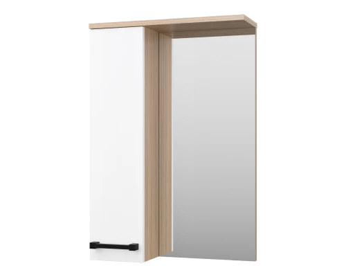 Зеркальный шкаф Misty Крафт - 50 левый