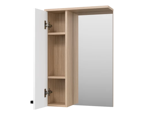 Зеркальный шкаф Misty Крафт - 50 левый
