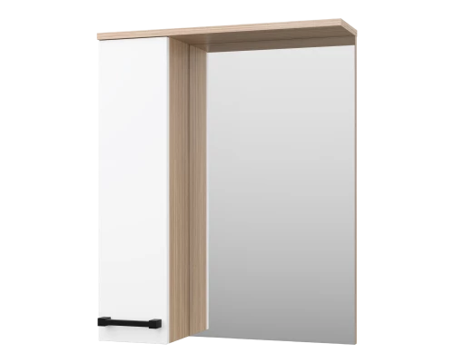 Зеркальный шкаф Misty Крафт - 60 левый