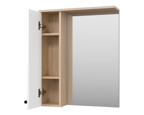 Зеркальный шкаф Misty Крафт - 60 левый