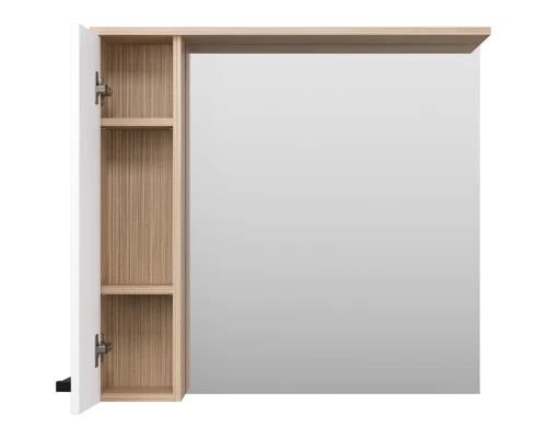 Зеркальный шкаф Misty Крафт - 80 левый