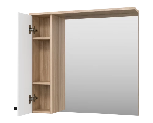 Зеркальный шкаф Misty Крафт - 80 левый