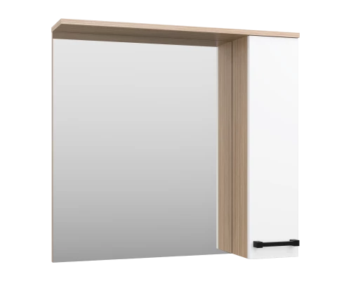 Зеркальный шкаф Misty Крафт - 80 правый