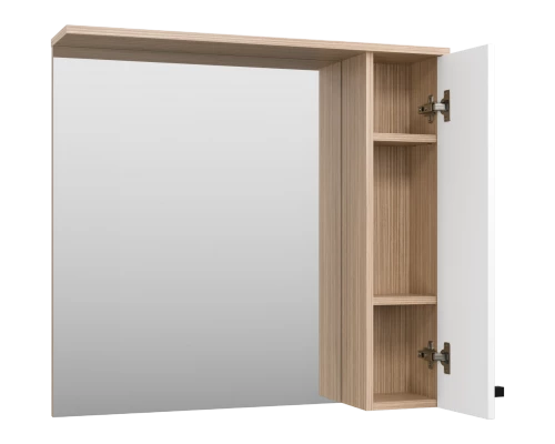 Зеркальный шкаф Misty Крафт - 80 правый