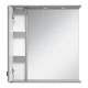 Зеркальный шкаф Misty Лувр - 65 левый (серый) П-Лвр03065-1504Л