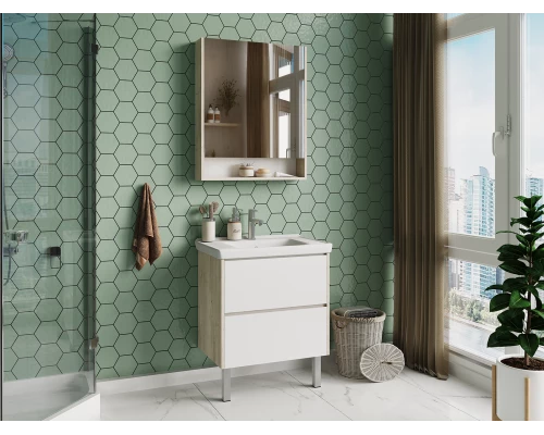 Зеркальный шкаф Misty Мускат - 60