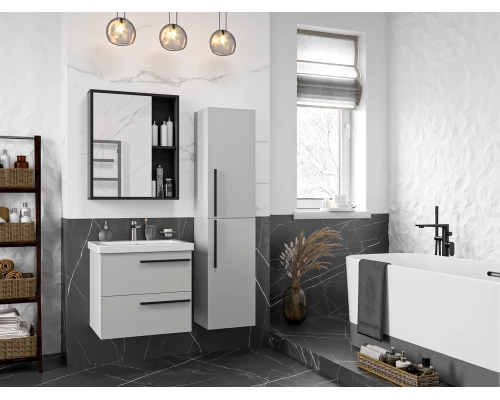 Зеркальный шкаф Misty Ненси - 60 универсальный