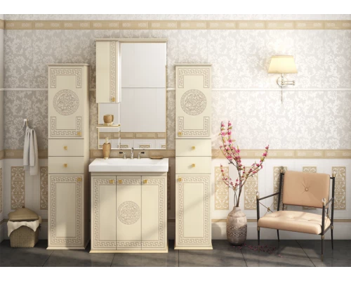 Зеркальный шкаф Misty Olimpia Lux 90 L Л-Олл04090-033СвЛ