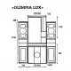 Зеркальный шкаф Misty Olimpia Lux 75 L Л-Олл04075-033СвЛ