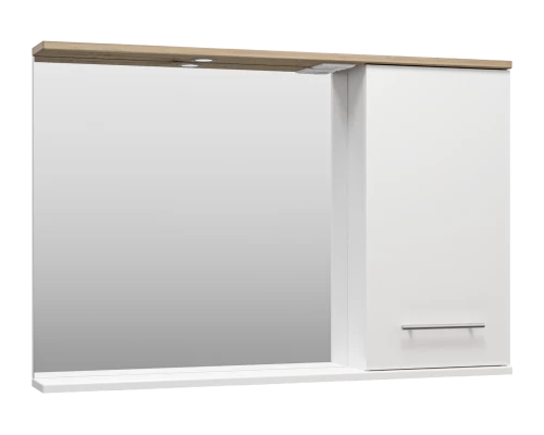 Зеркальный шкаф Misty Респект - 120 правый