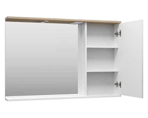 Зеркальный шкаф Misty Респект - 120 правый