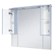 Зеркальный шкаф Misty Терра - 110 серый П-Тер02110-0501