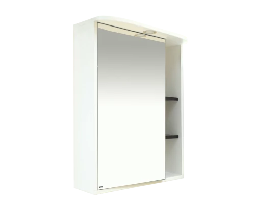 Зеркальный шкаф Misty Венера - 55 Зеркало-шкаф лев. со светом комбинированное П-Внр04055-25СвЛ