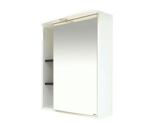 Зеркальный шкаф Misty Венера - 55 Зеркало-шкаф прав. со светом комбинированное П-Внр04055-25СвП