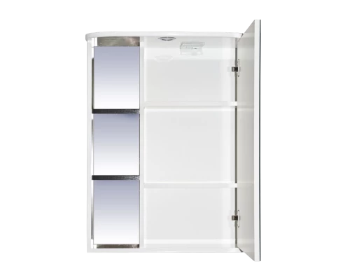 Зеркальный шкаф Misty Венера - 55 Зеркало-шкаф прав. со светом комбинированное П-Внр04055-25СвП