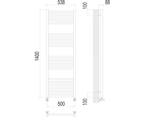 Полотенцесушитель Terminus Альба П22 500х1400