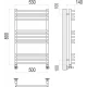 Полотенцесушитель Terminus Арт П13 500х800