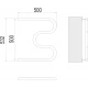 Полотенцесушитель Terminus М-образный 1" БШ 500х500