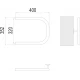 Полотенцесушитель Terminus П-образный 1" 320х400