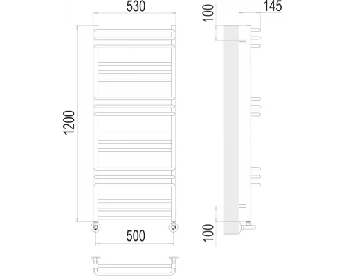 Полотенцесушитель Terminus Соренто П18 500х1200
