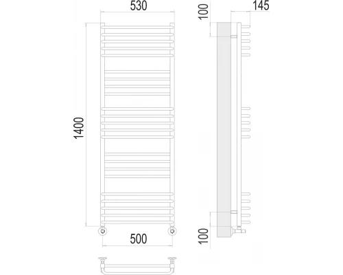 Полотенцесушитель Terminus Соренто П23 500х1400