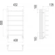 Полотенцесушитель Terminus Стандарт П6 400х600