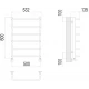 Полотенцесушитель Terminus Стандарт П6 500х600