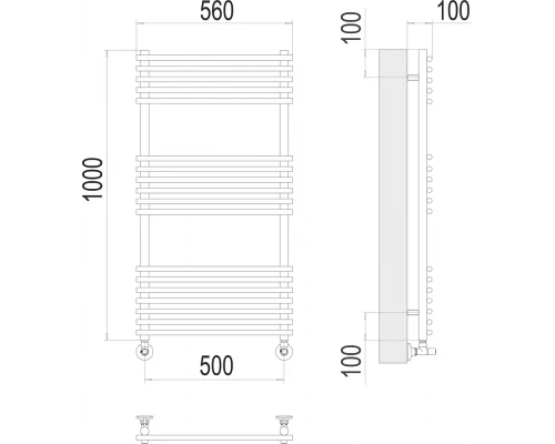 Полотенцесушитель Terminus Ватра П18 500х1000