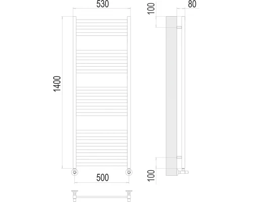 Полотенцесушитель Terminus Грета П18 500х1400