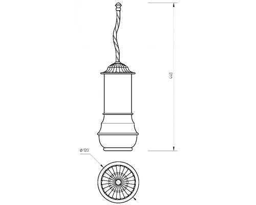 Ершик напольный Migliore Edera 16938 - золото