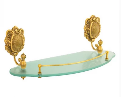 Полка с галереей Migliore Cleopatra 16665 хром