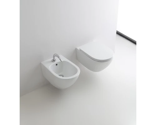 Биде подвесное Kerasan Aquatech, цвет белый, 372401*1