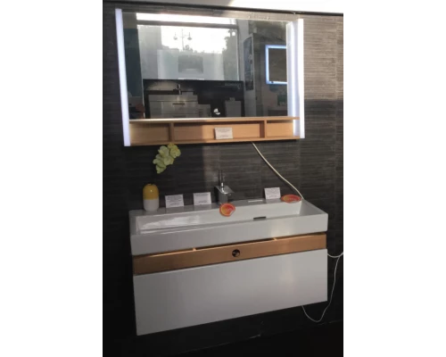 Тумба под раковину Jacob Delafon Terrace 100 см, EB1187-G1C, подвесная, белый лак