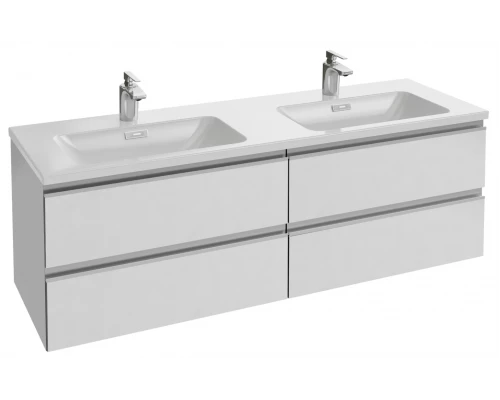 Тумба под раковину Jacob Delafon Vox 140 см, EB2020-RA-N18, цвет - белый блестящий